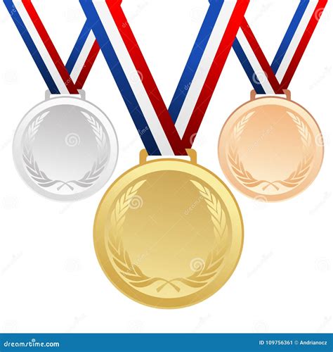 Something With A Ribbon: Gold or silver medal .